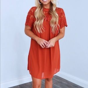 Beautiful orangeish dress size small